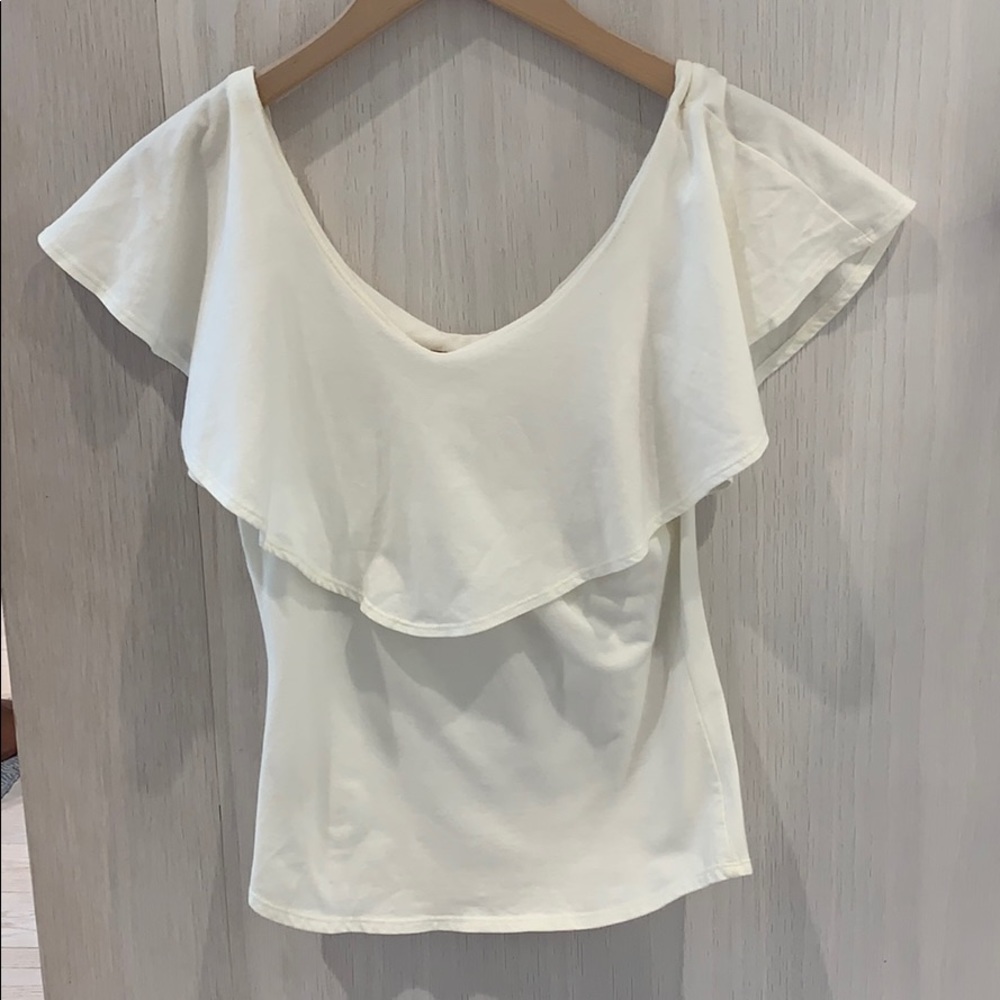 Free people off the shoulder fitted top